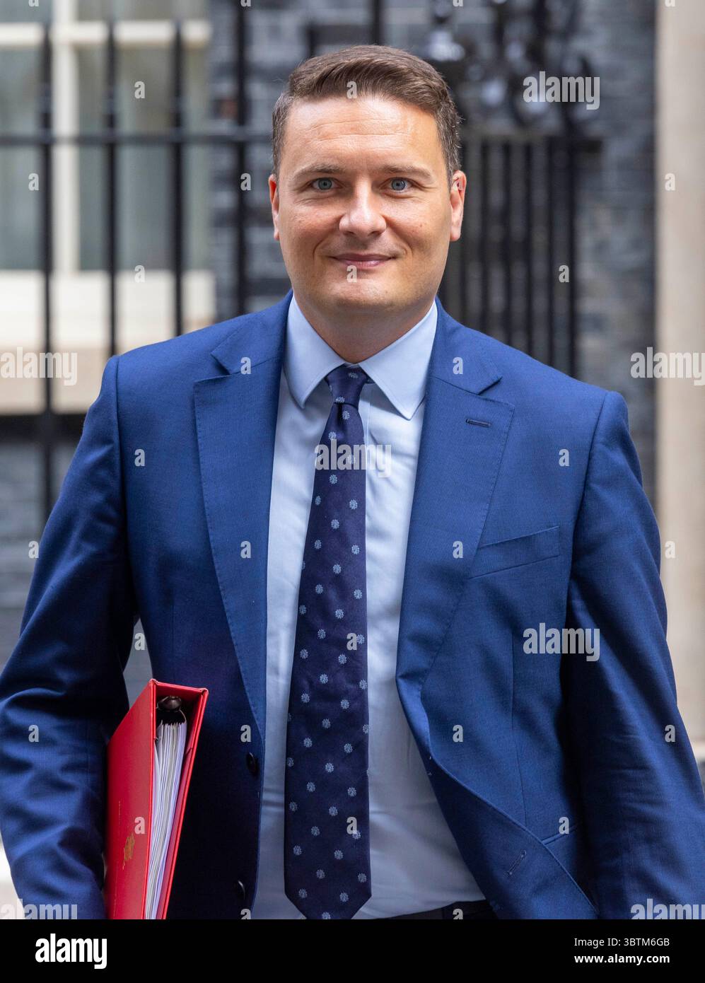 Londra, Regno Unito. 15 luglio 2025. Wes Streeting, Segretario di Stato per la salute e l'assistenza sociale, a Downing Street per la riunione settimanale del Gabinetto. Crediti: Mark Thomas/Alamy Live News Foto Stock