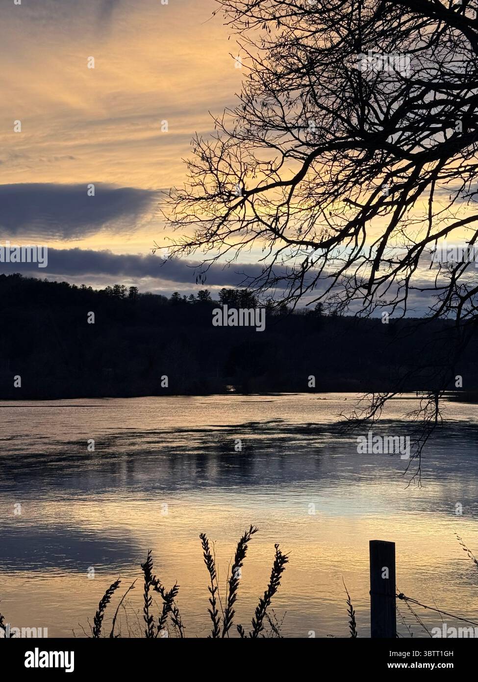 Sunset Marina Foto Stock