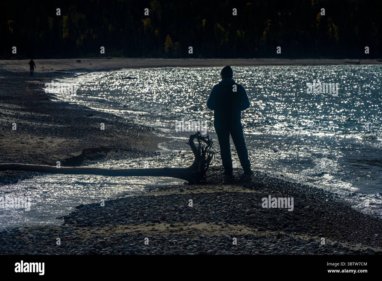 Visita Old Woman Bay, Lake Superior Provincial Park, Ontario, Canada Foto Stock