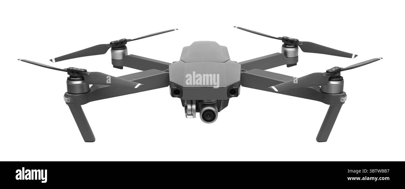Drone isolati su sfondo bianco Foto Stock