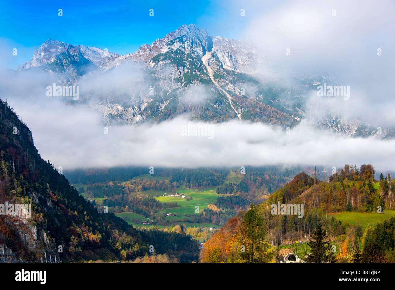 Alpi austriache nello stato di Salisburgo Foto Stock