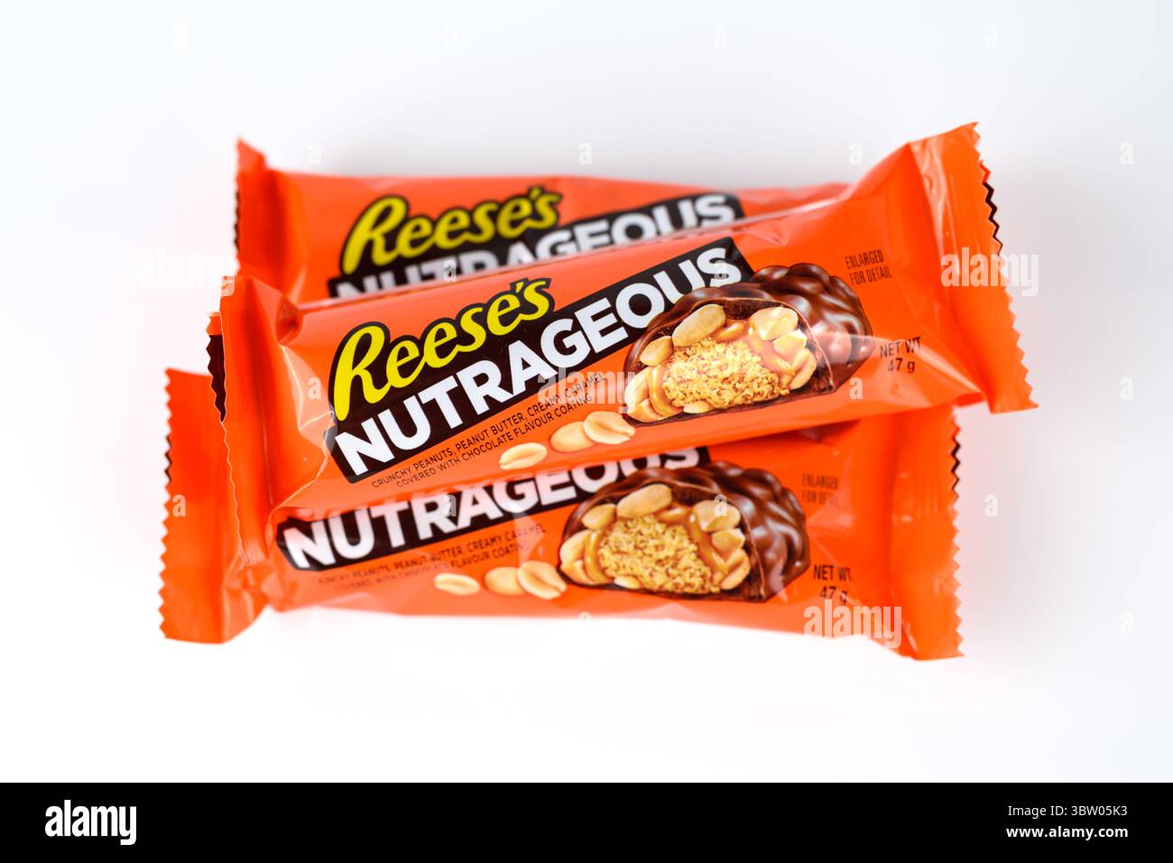 Reese's Nutrageous Chocolate Bar – Galles, Regno Unito – 26 giugno 2025 Foto Stock
