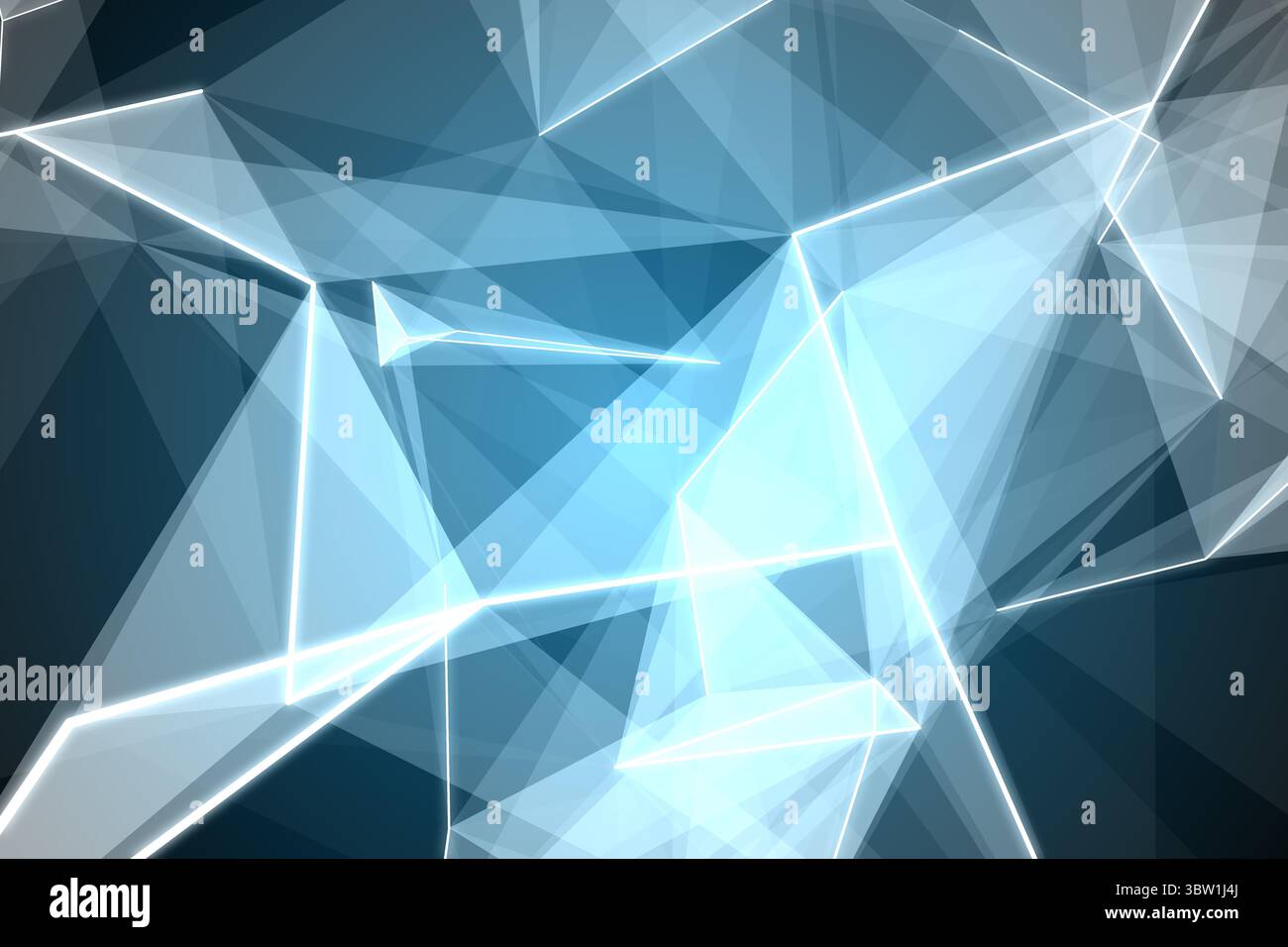 Abstract incandescente sfondo nero Foto Stock