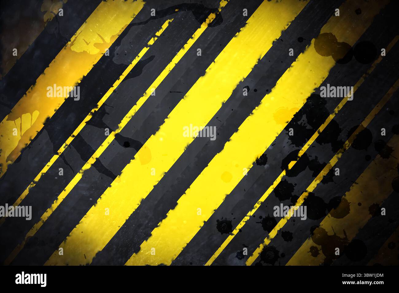 Il design lineare con gli spruzzi di vernice Foto Stock