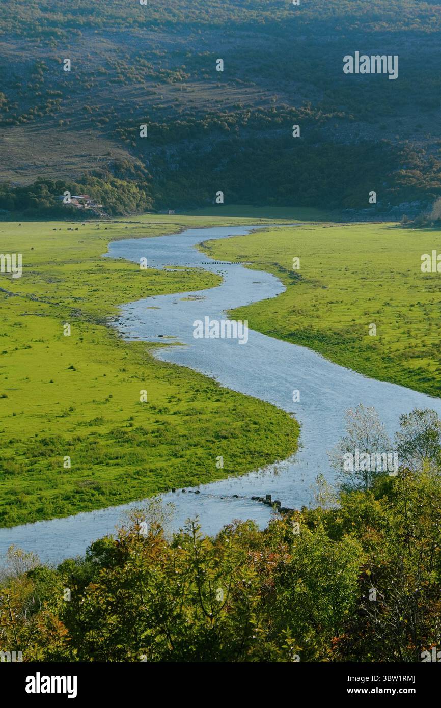 Acqua sorgiva Vrilo, lago Busko, Prisoje, Bosnia-Erzegovina (2) Foto Stock