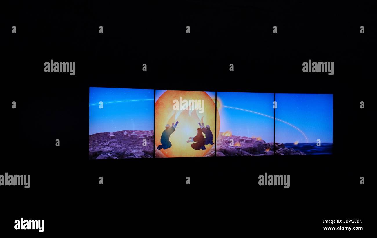 All'interno della Maiden Tower. Baku, Azerbaigian. Foto Stock