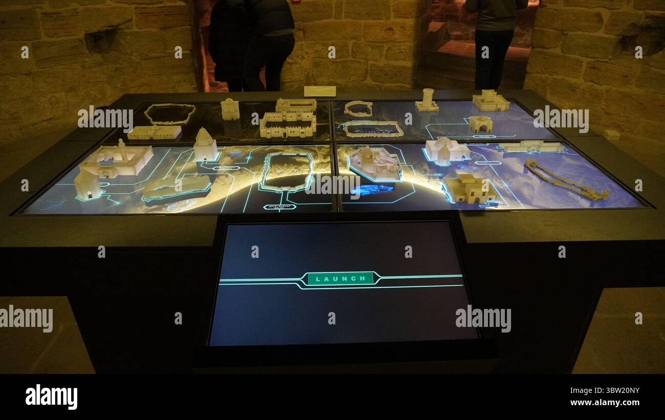 All'interno della Maiden Tower. Baku, Azerbaigian. Foto Stock