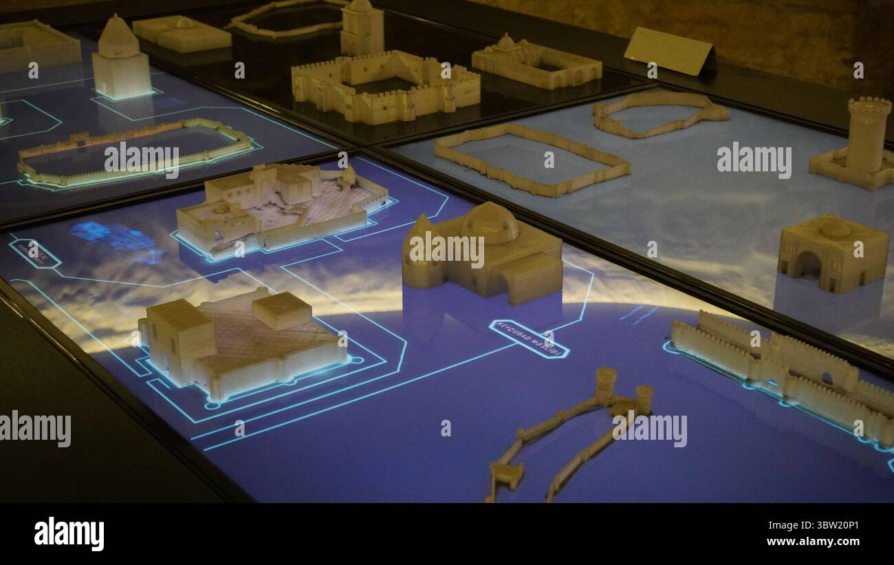 All'interno della Maiden Tower. Baku, Azerbaigian. Foto Stock