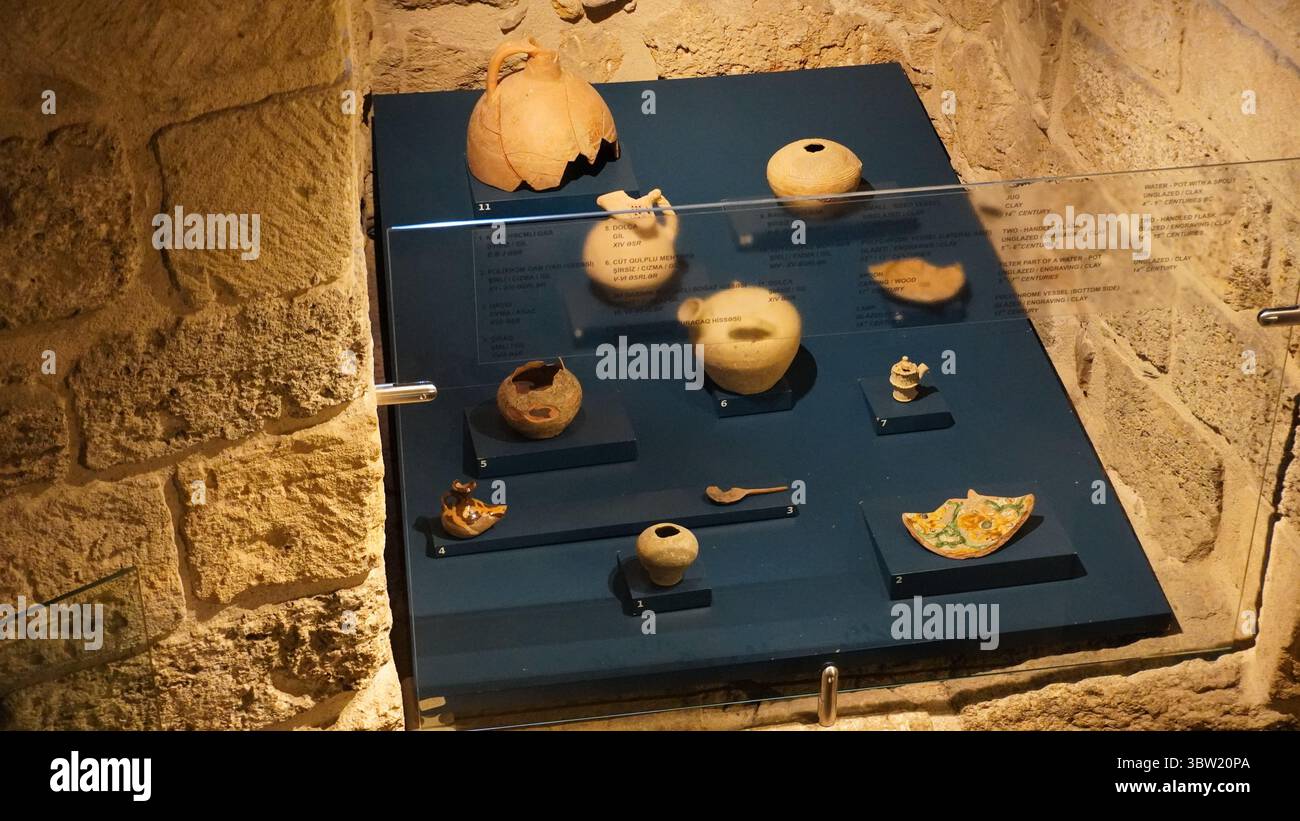 All'interno della Maiden Tower. Baku, Azerbaigian. Foto Stock