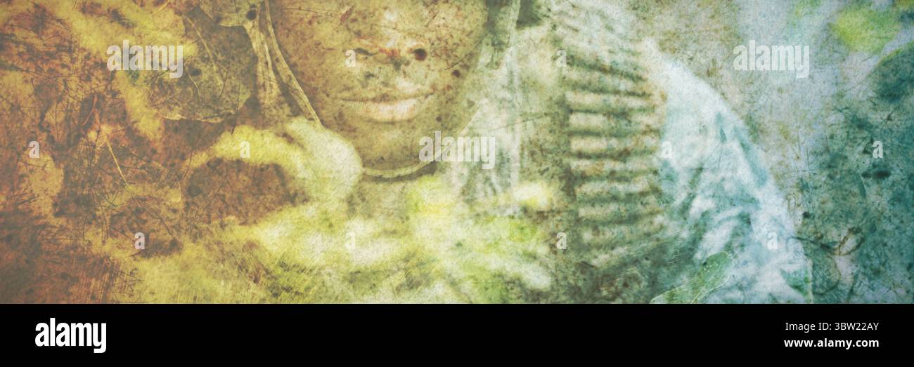 Addestramento militare nel campo Foto Stock