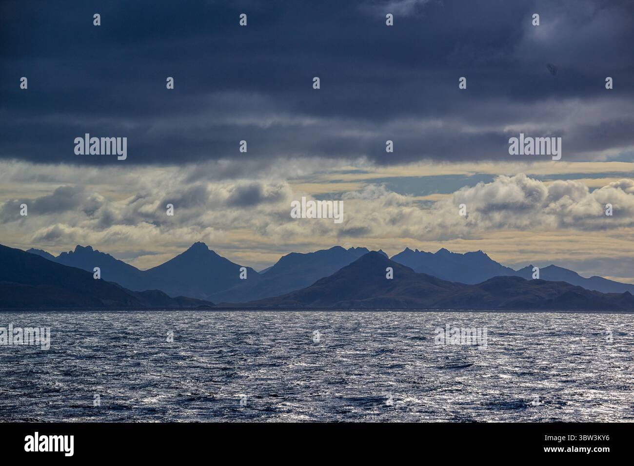 Le isole intorno a Capo Horn, Capo Horn, provincia di Antártica Chilena, Cile, Foto Stock
