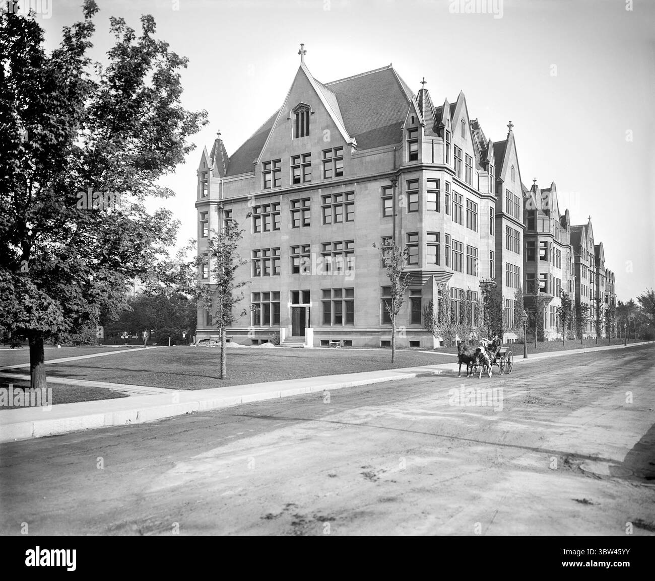 9 luglio 2020, Chicago, Illinois, Stati Uniti: Cobb Lecture Hall, University of Chicago, Chicago, Illinois, USA, Hans Behm, Detroit Publishing Company, primi anni '1900 (immagine di credito: © JT Vintage/Glasshouse via ZUMA Wire) Foto Stock
