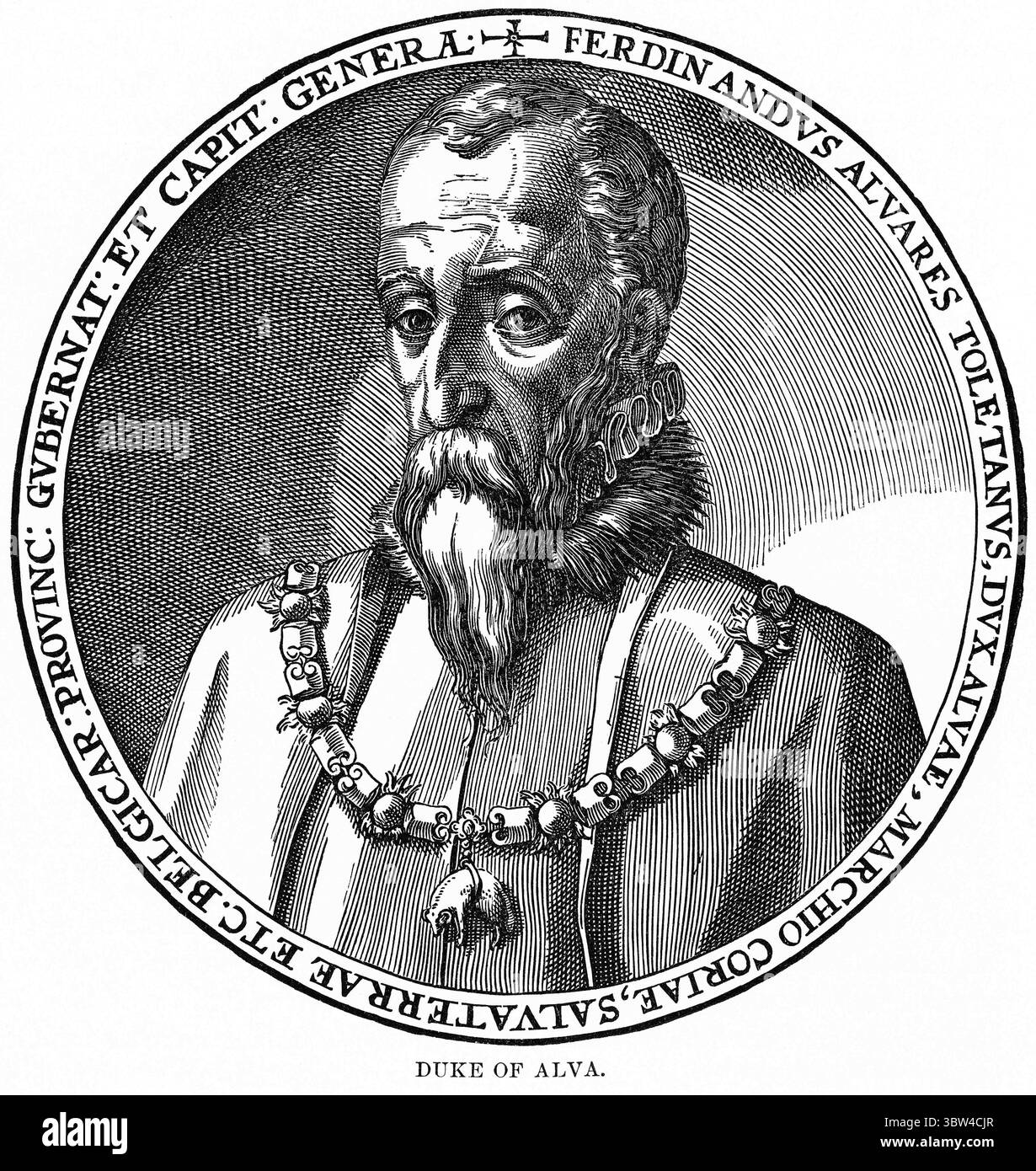 30 aprile 2020: Duke of Alva, Illustration, Ridpath's History of the World, volume III, di John Clark Ridpath, LL. D., Merrill & Baker Publishers, New York, 1897 (immagine di credito: © JT Vintage/Glasshouse via ZUMA Wire) Foto Stock