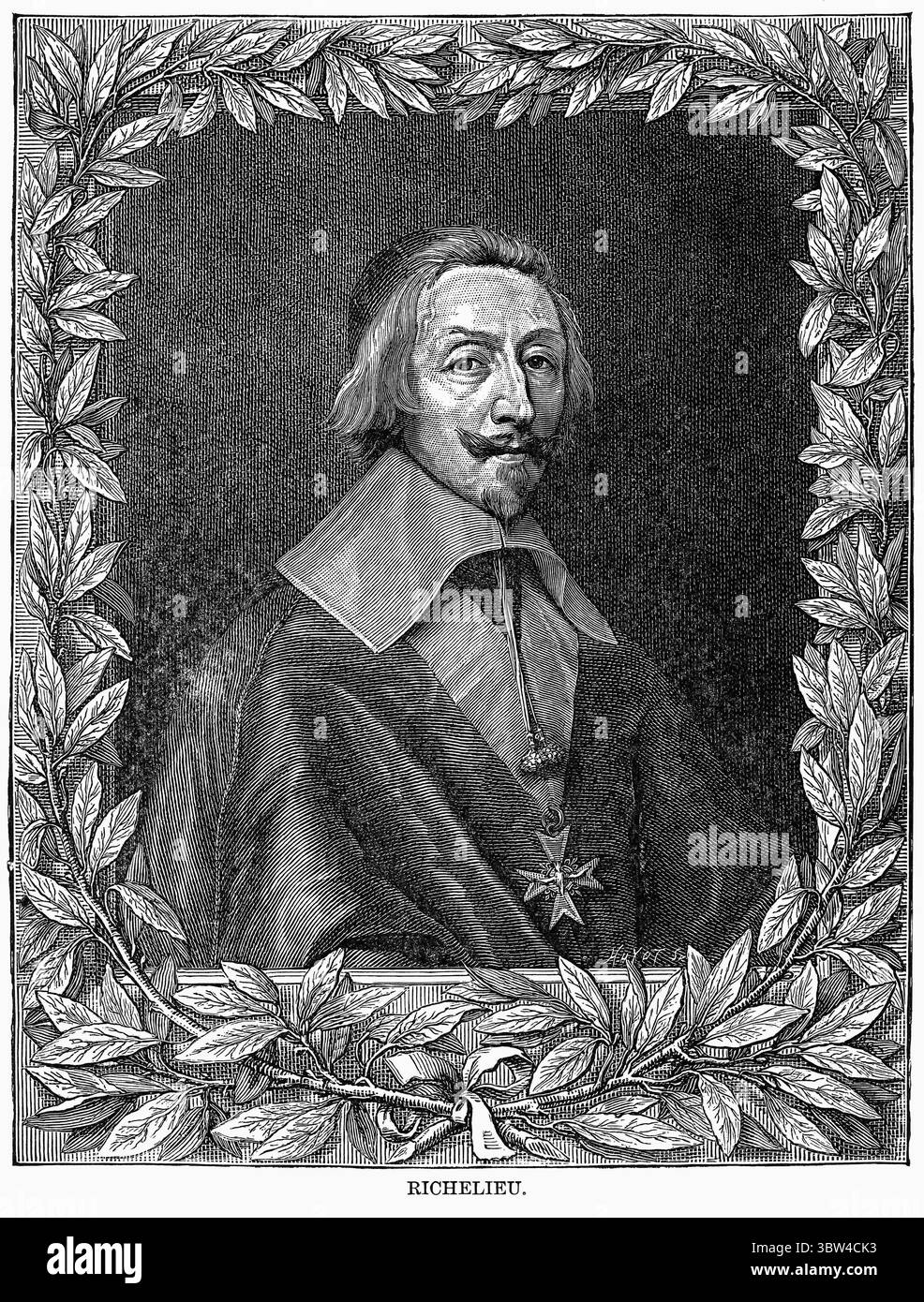 1 maggio 2020: Richelieu (Armand Jean du Plessis, Duca di Richelieu), illustrazione, storia del mondo di Ridpath, volume III, di John Clark Ridpath, LL. D., Merrill & Baker Publishers, New York, 1897 (immagine di credito: © JT Vintage/Glasshouse via ZUMA Wire) Foto Stock