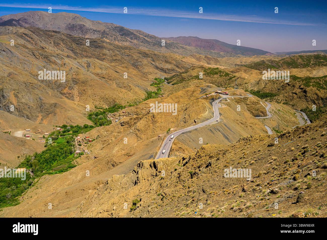 Valle di Ziz, passo tizi n’Tichka, alto Atlante, Marocco Foto Stock