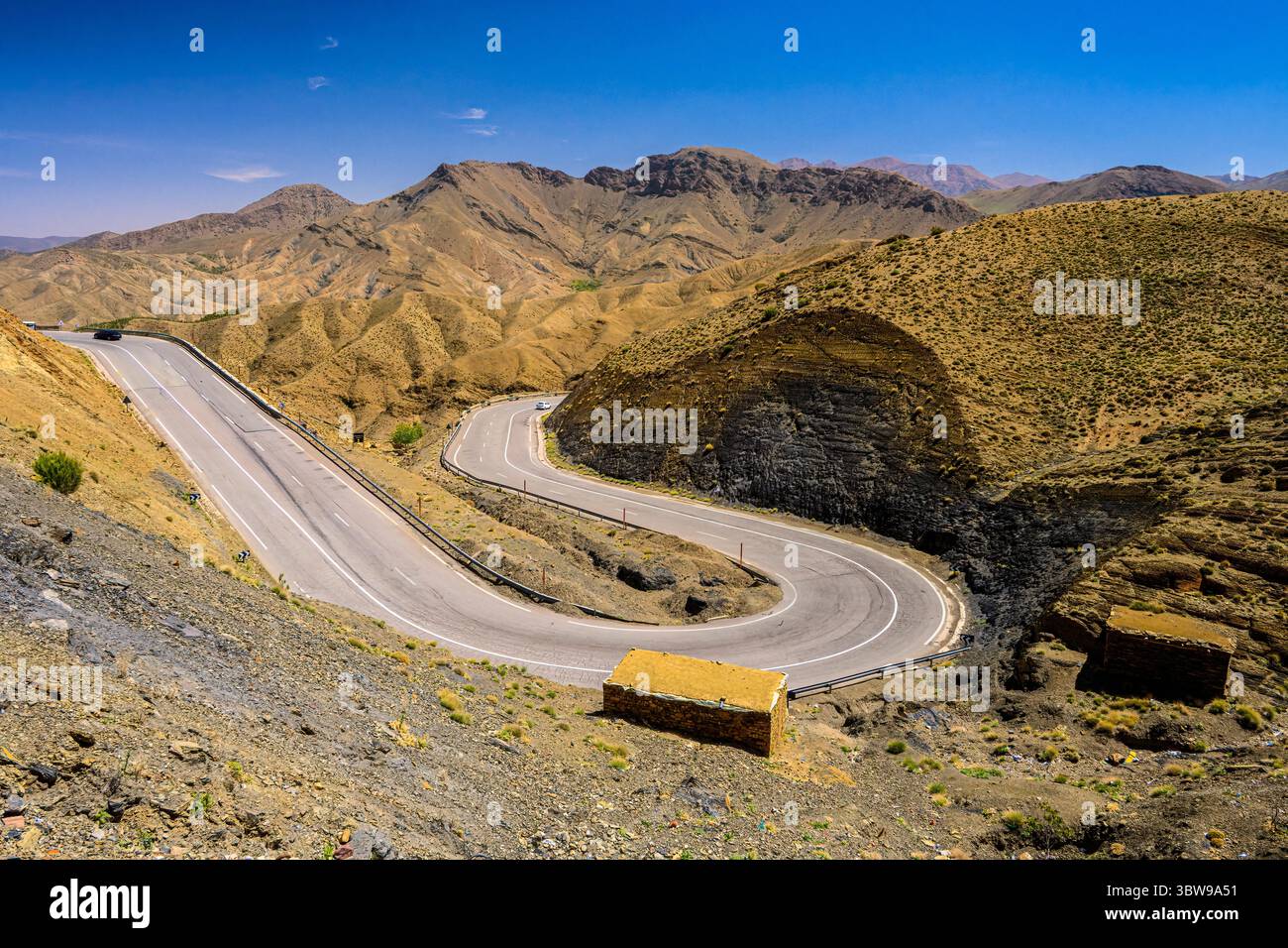 Valle di Ziz, passo tizi n’Tichka, alto Atlante, Marocco Foto Stock