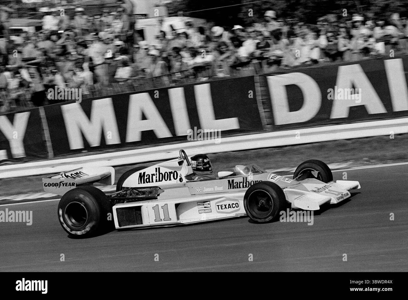 1976 - James Hunt - Marlboro Team McLaren - John Player British Grand Prix - Brands Hatch - Regno Unito - GBR Foto Stock