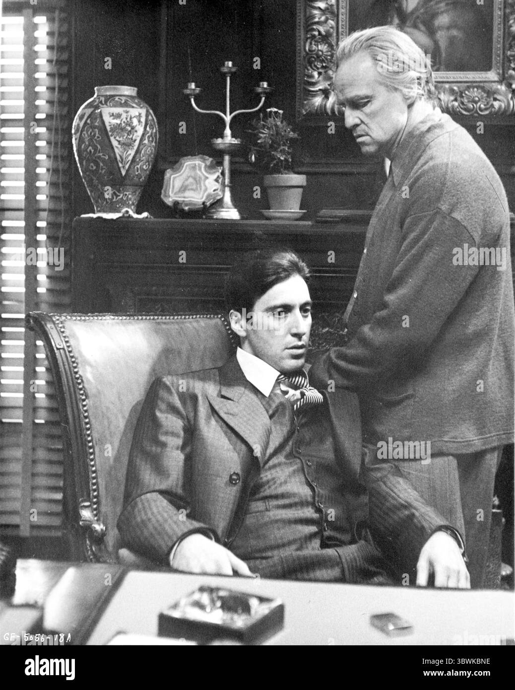 Marlon Brando e al Pacino in il Padrino (immagine di credito: © Movie Star News via ZUMA Press Wire Service) Foto Stock