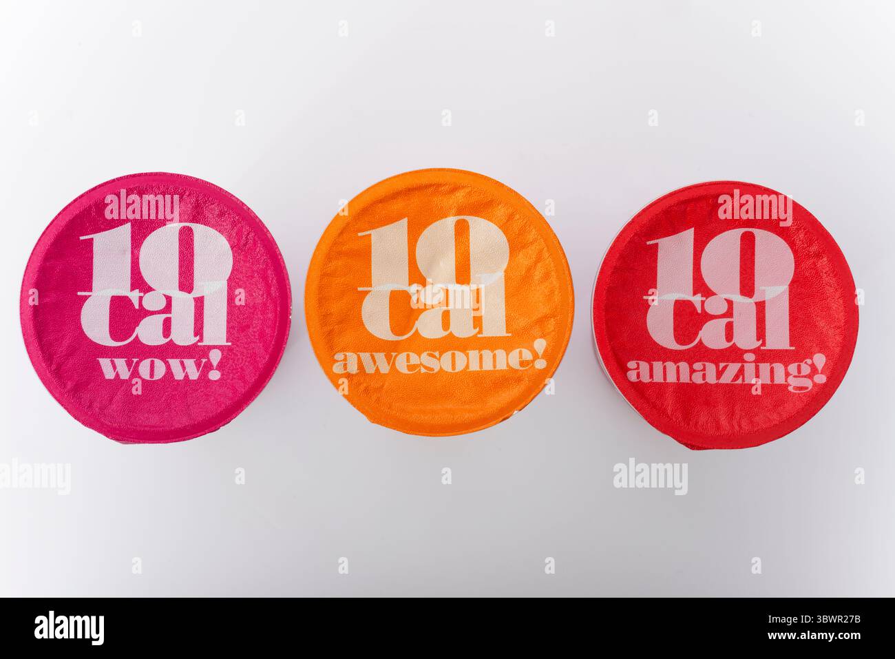 Le 10 gelatine calorie di Hartley Foto Stock