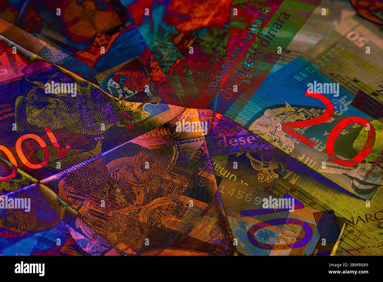 Finanziario : mosaico balcanico Foto Stock