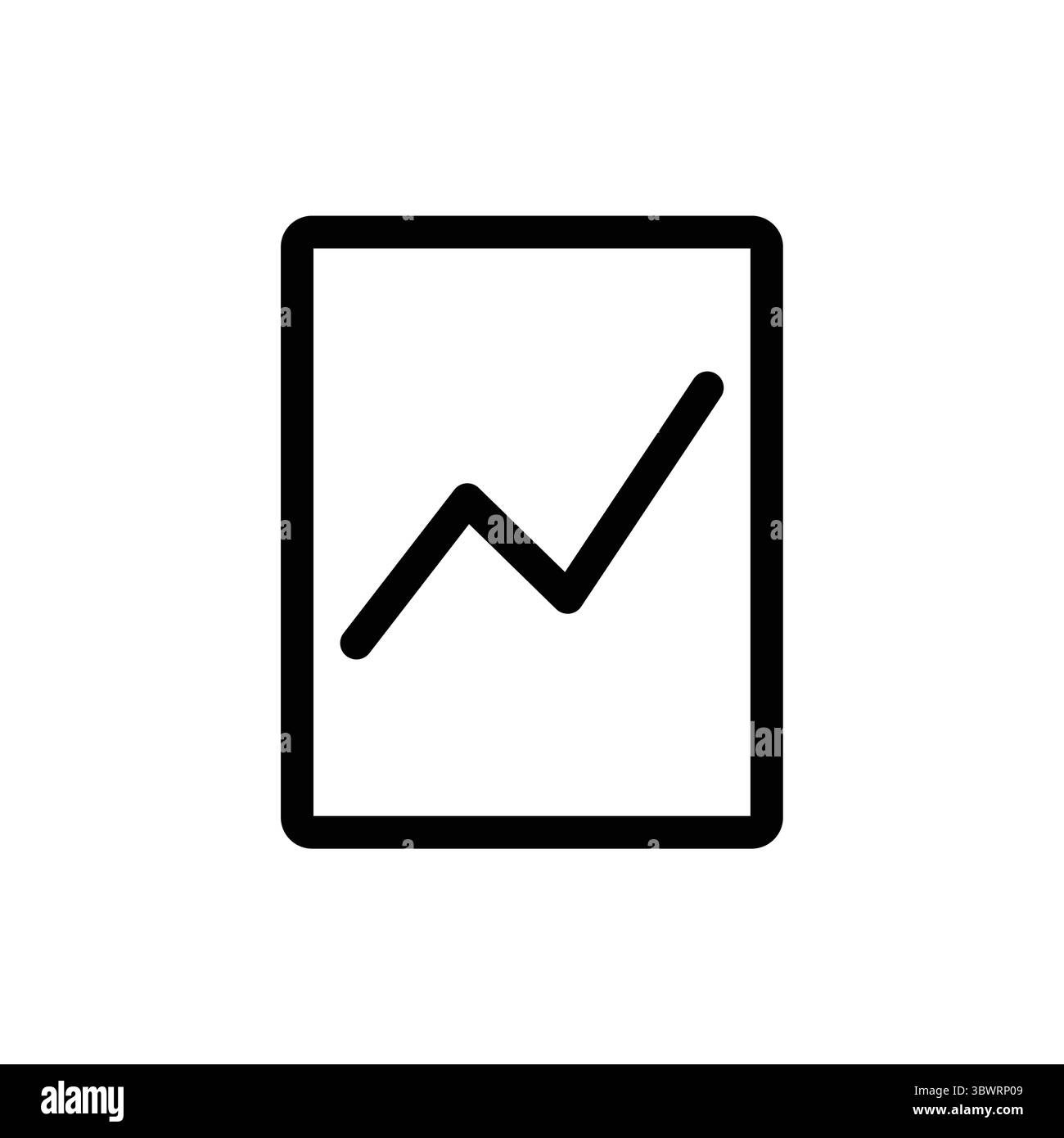 Questo grafico presenta un semplice grafico a linee di tendenza con una freccia rivolta verso l'alto, che simboleggia la crescita e il successo nel business e nella finanza. Ideale per presentazioni. Illustrazione Vettoriale