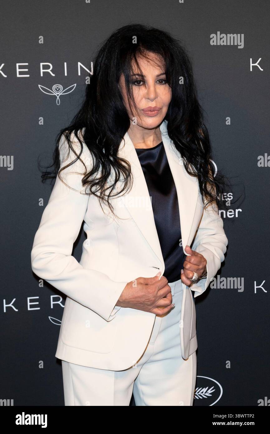 11 luglio 2021, Neumarkt, Neumarkt, Germania: Yamina Benguigui partecipa ai "Kering Women in Motion Awards" durante il 74° Festival annuale di Cannes al Chateau de la Castre di Cannes, in Francia, l'11 luglio 2021. Foto: Alec Michael (immagine di credito: © Alec Michael via ZUMA Press) Foto Stock