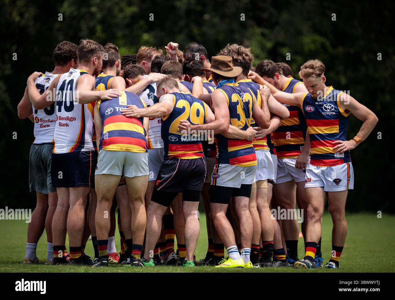 12 giugno 2021, Austin, Texas, Stati Uniti: Partita della United States Australian Football League tra i dingo Austin Crows e Dallas all'Onion Creek Soccer Complex di Austin, Texas. (Immagine di credito: © Ralph Arvesen/ZUMA Press) Foto Stock