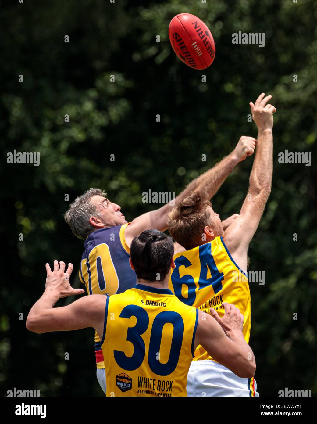 12 giugno 2021, Austin, Texas, Stati Uniti: Partita della United States Australian Football League tra i dingo Austin Crows e Dallas all'Onion Creek Soccer Complex di Austin, Texas. (Immagine di credito: © Ralph Arvesen/ZUMA Press) Foto Stock