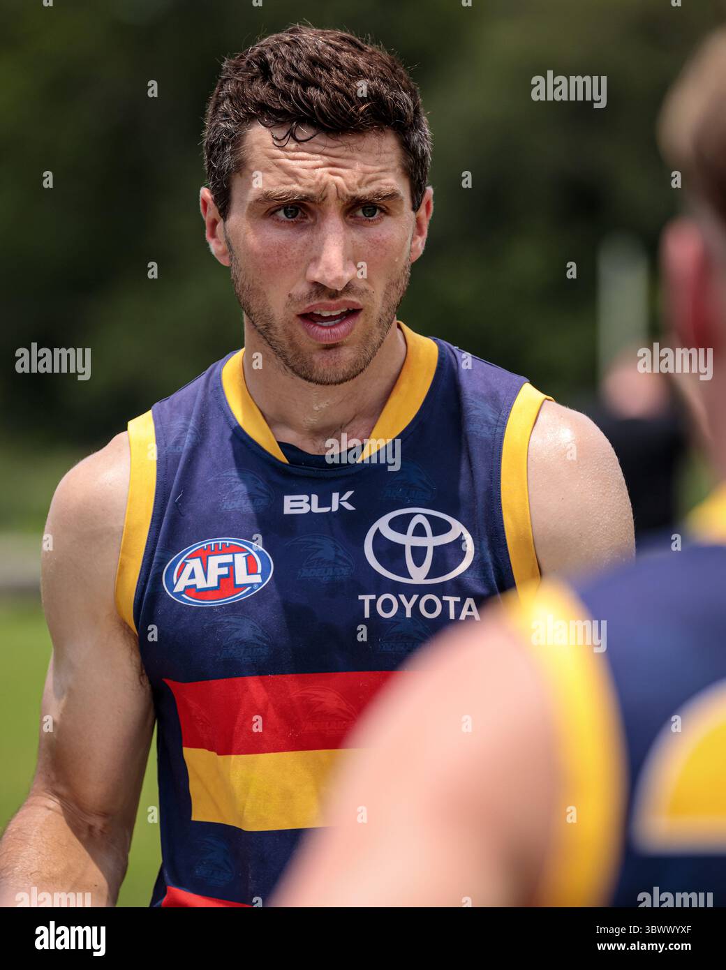 12 giugno 2021, Austin, Texas, Stati Uniti: Partita della United States Australian Football League tra i dingo Austin Crows e Dallas all'Onion Creek Soccer Complex di Austin, Texas. (Immagine di credito: © Ralph Arvesen/ZUMA Press) Foto Stock