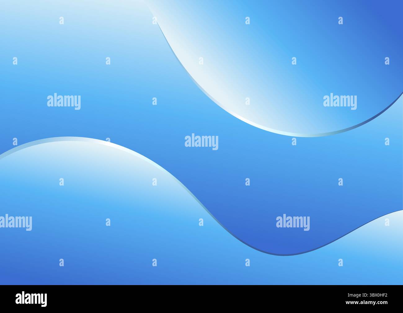 sfondo blu con forma curva Illustrazione Vettoriale