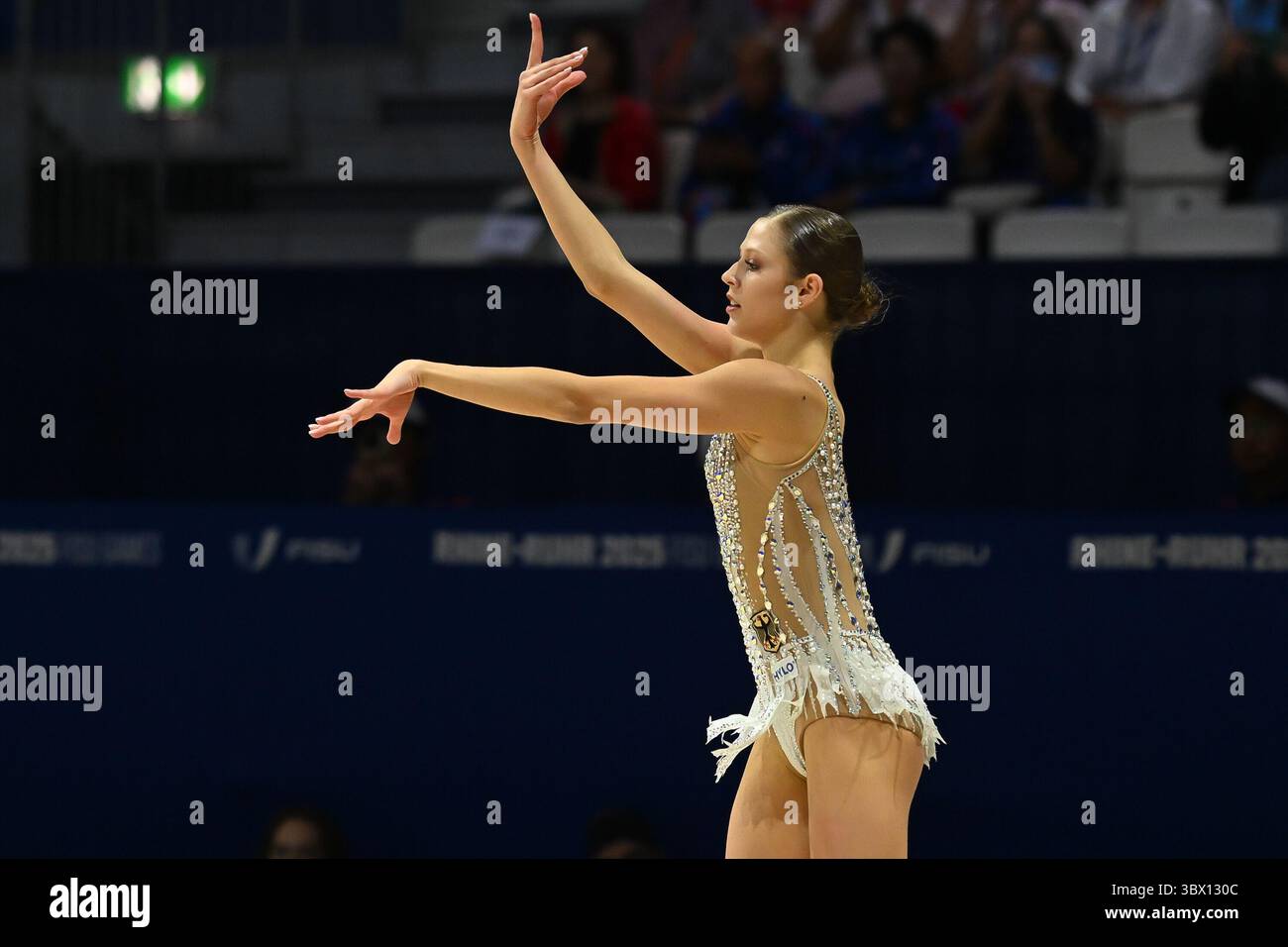 Essen, Germania. 17 luglio 2025. Anastasia Simakova (Deutschland) ginnastica ritmica - FISU World University Games Estate 2025, 17.07.2025 foto: Eibner-Pressefoto/ Hoepner crediti: dpa/Alamy Live News Foto Stock