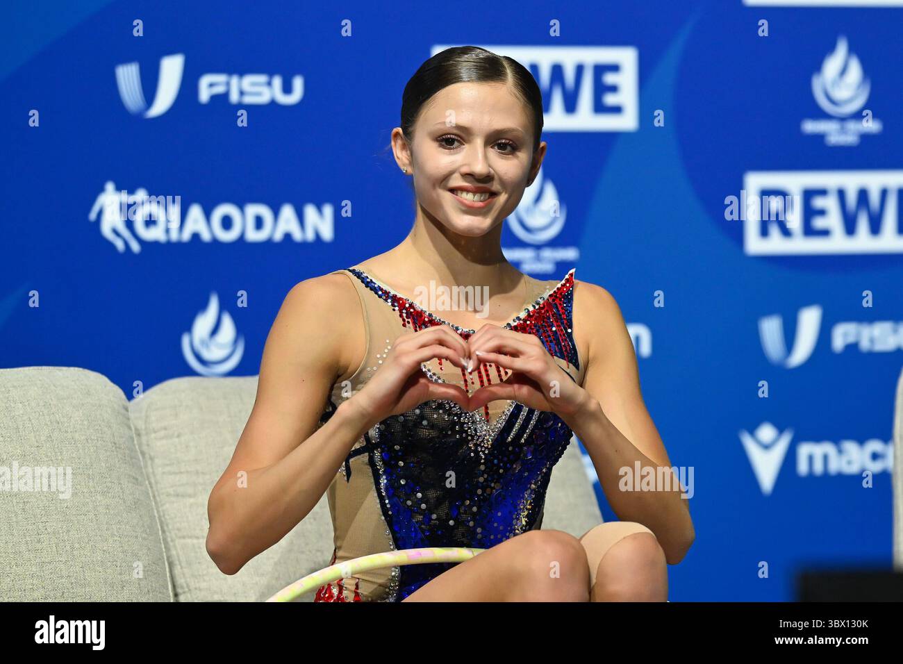 Essen, Germania. 17 luglio 2025. Anastasia Simakova (Deutschland) ginnastica ritmica - FISU World University Games Estate 2025, 17.07.2025 foto: Eibner-Pressefoto/ Hoepner crediti: dpa/Alamy Live News Foto Stock