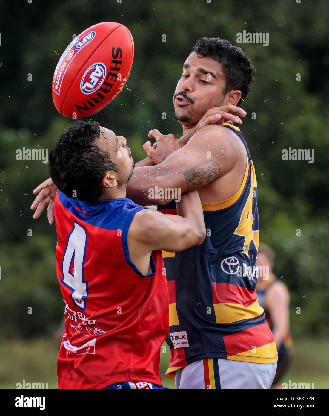 31 luglio 2021, Austin, Texas, Stati Uniti: Partita della United States Australian Football League tra gli Austin Crows e gli Houston Lonestars all'Onion Creek Soccer Complex di Austin, Texas. (Immagine di credito: © Ralph Arvesen/ZUMA Press) Foto Stock