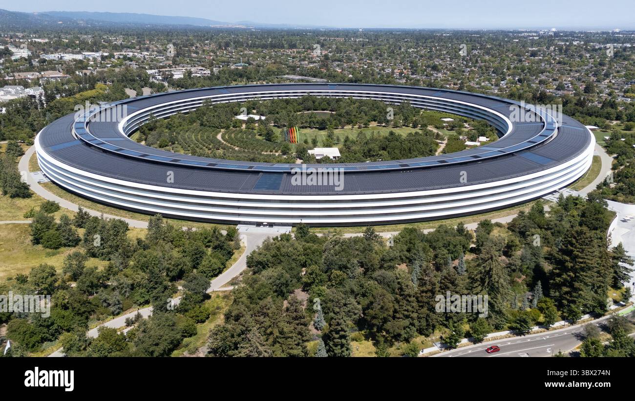 Apple Park, One Apple Park Way, Cupertino, CA 95014 Foto Stock
