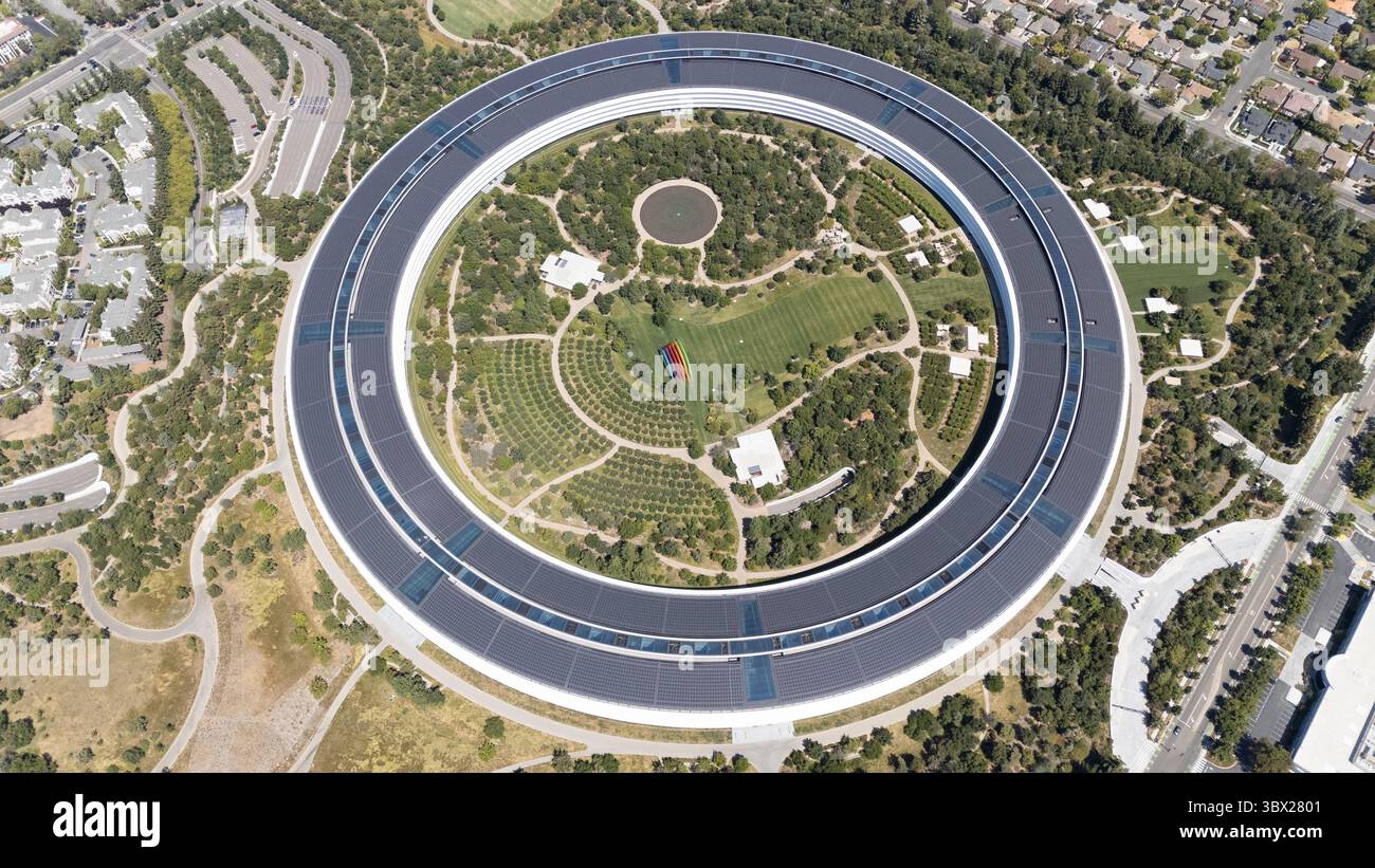 Apple Park, One Apple Park Way, Cupertino, CA 95014 Foto Stock