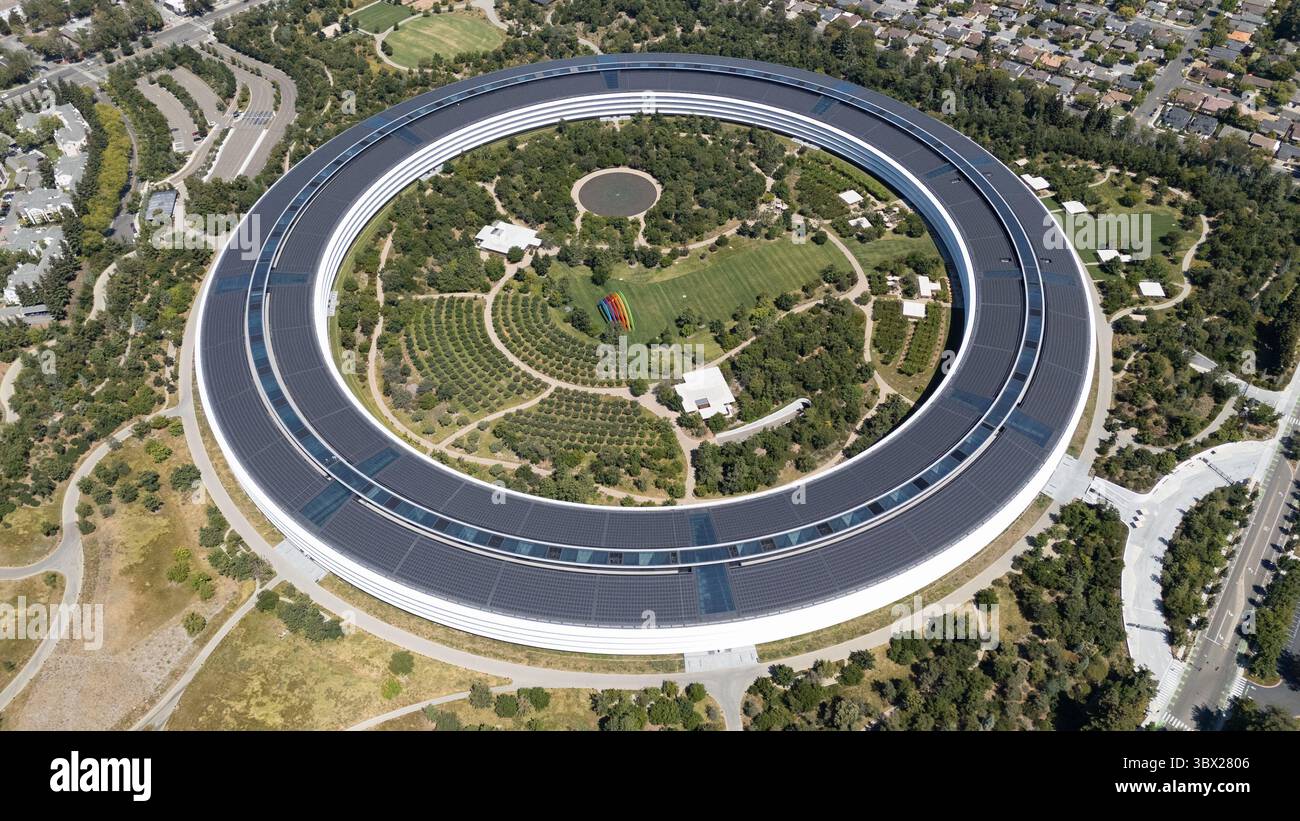 Apple Park, One Apple Park Way, Cupertino, CA 95014 Foto Stock