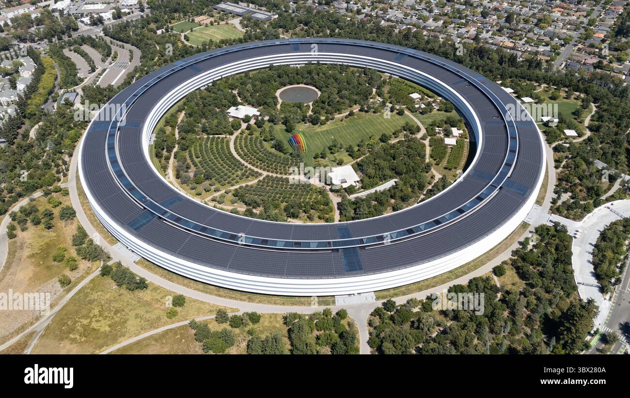 Apple Park, One Apple Park Way, Cupertino, CA 95014 Foto Stock