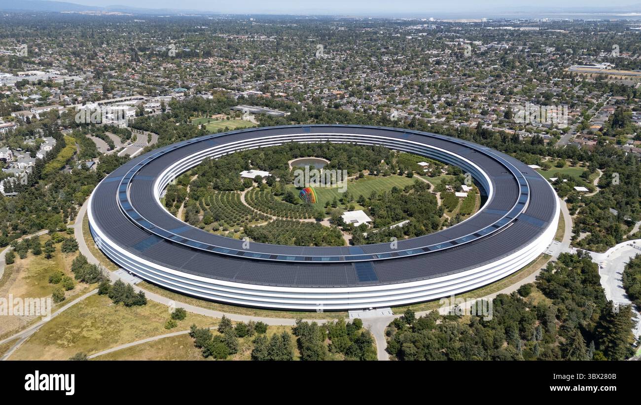 Apple Park, One Apple Park Way, Cupertino, CA 95014 Foto Stock