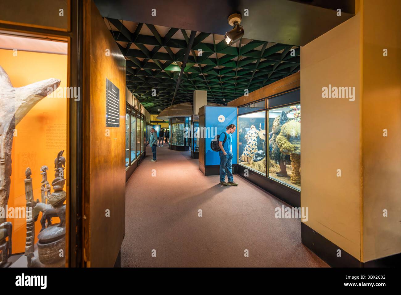 New York, USA - 24 aprile 2023: Vista interna del Museo di storia naturale di New York. Foto Stock