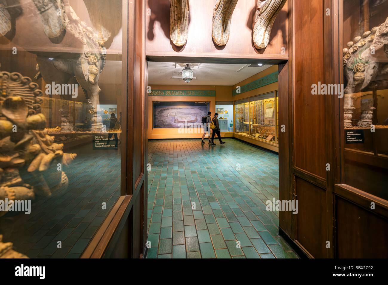 New York, USA - 24 aprile 2023: Vista interna del Museo di storia naturale di New York. Foto Stock