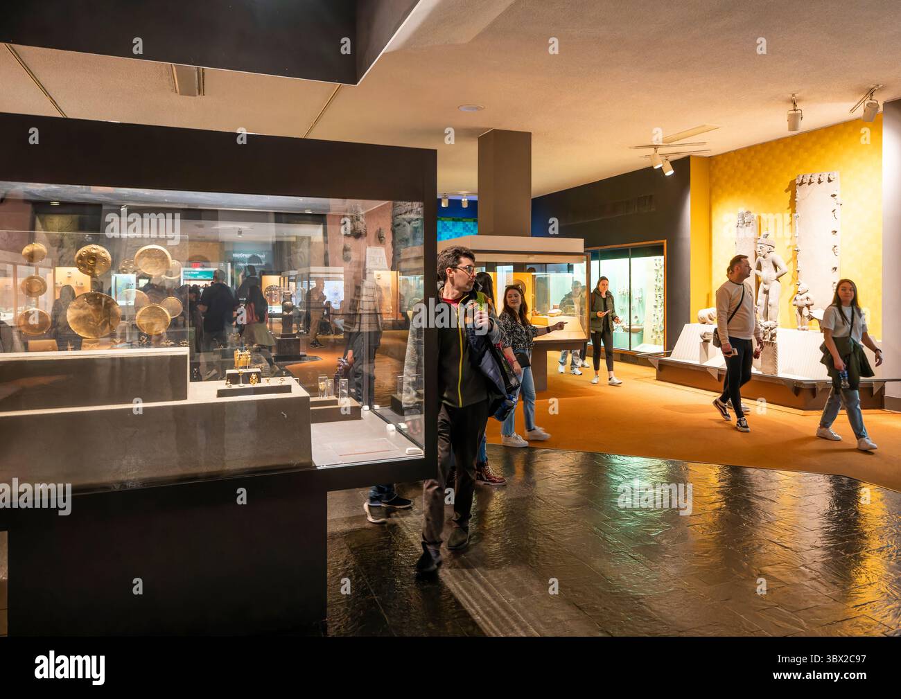 New York, USA - 24 aprile 2023: Vista interna del Museo di storia naturale di New York. Foto Stock