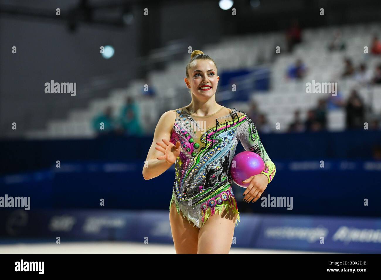 Essen, Germania. 17 luglio 2025. Margarita Kolosov (Deutschland) ginnastica ritmica - FISU World University Games Estate 2025, 17.07.2025 foto: Eibner-Pressefoto/ Hoepner crediti: dpa/Alamy Live News Foto Stock