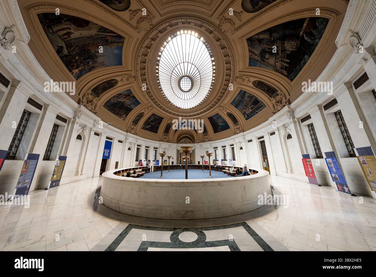 New York, USA - 24 aprile 2023: Museo nazionale degli indiani d'America a New York. Foto Stock