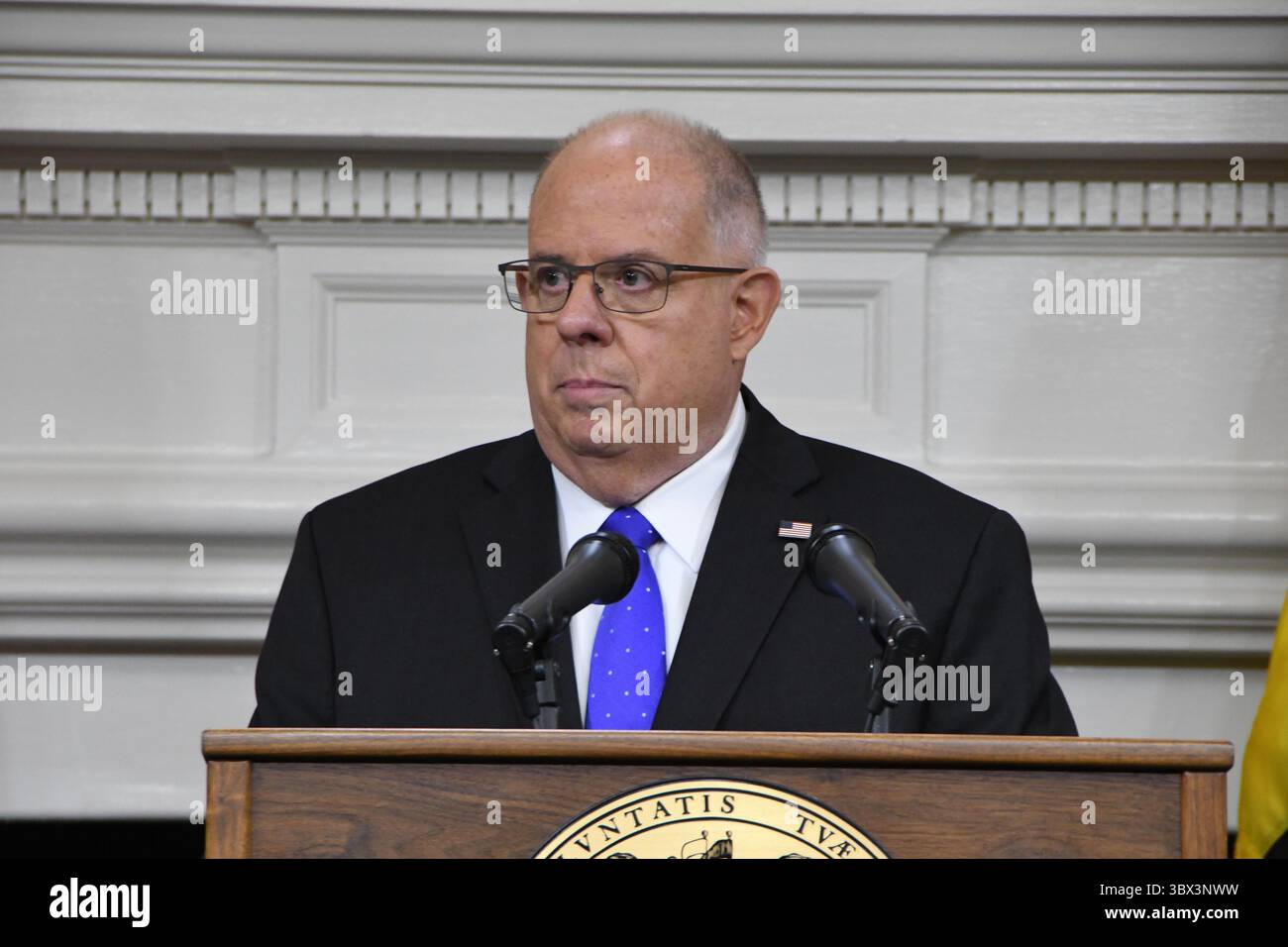 26 agosto 2021, Stati Uniti: Maryland Gov. Larry Hogan il martedì 10 novembre 2020. (Immagine di credito: © Pamela Wood/TNS via ZUMA Press Wire/TNS via ZUMA Press Wire) Foto Stock