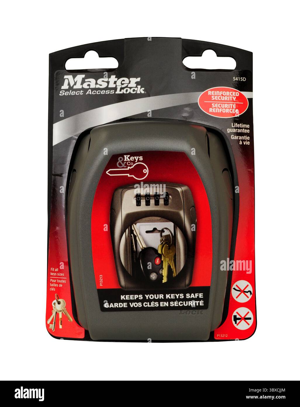 Cassaforte con combinazione tasti a quattro cifre Master Lock 5415D SELECT Access Foto Stock