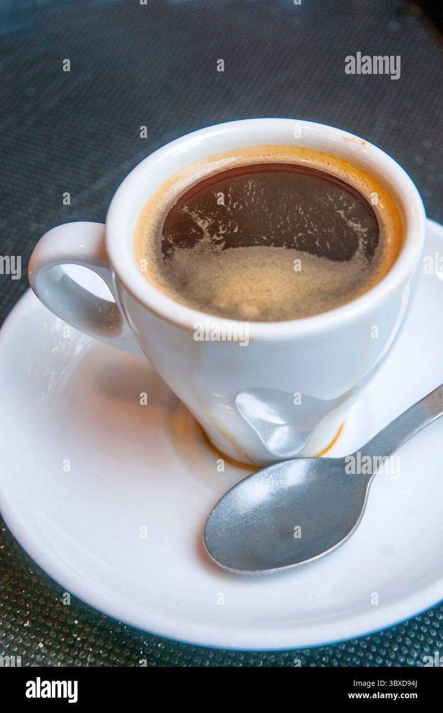 Tazza di caffè. Chiudere la vista. Foto Stock