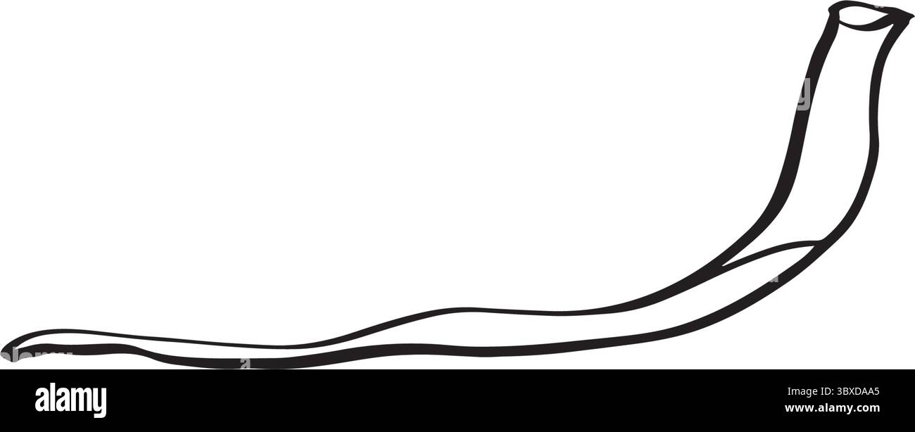 shofar rosh hashanah simbolo torah segno religione ebraismo festività shofar rosh hashanah torah cibo nazionale israeliano shana tova frutto p Illustrazione Vettoriale