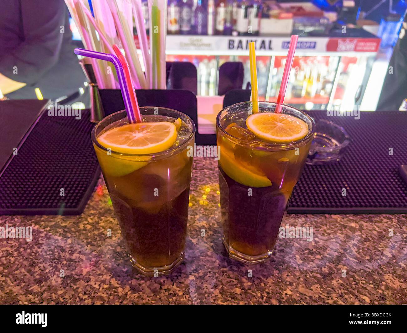Cocktail Long Island, tè freddo. Foto Stock