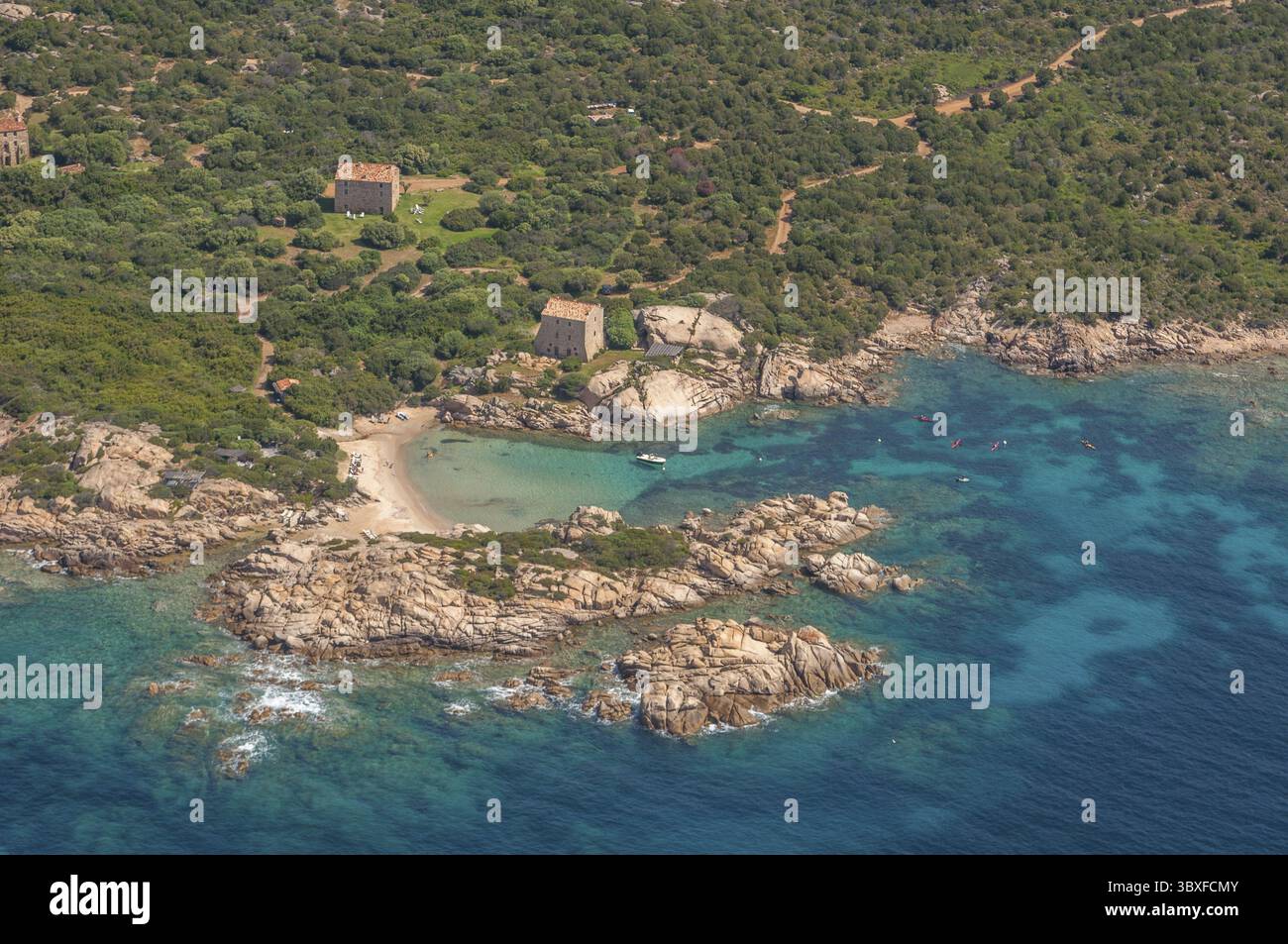 Porto dell'isola della bellezza in Corsica, Francia, francia Foto Stock