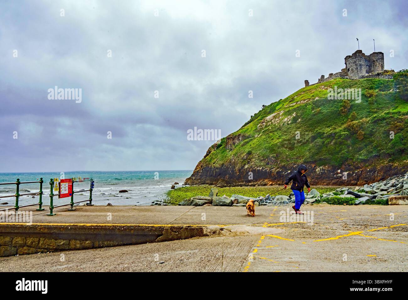 Castello di Criccieth (Castell Cricieth - Cadw ) Foto Stock